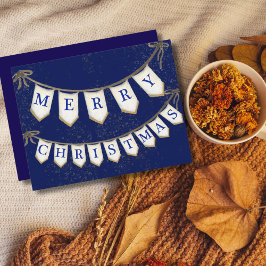 Firmenfreundlicher Weihnachtsanhänger mit Bows Mitteilungskarte