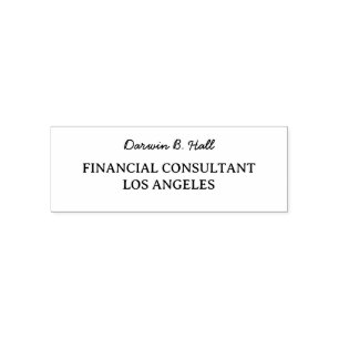 Firmenindividuelle Signatur Name Funktion Selbstfä Permastempel