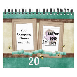Firmenkalender Hinzufügen Ihres Logos auf jeder Se Kalender