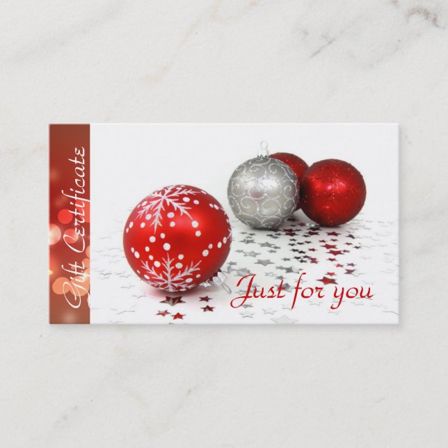 Firmenkundengeschäft-Feriengeschenk-Zertifikate Rabattkarte (Vorderseite)