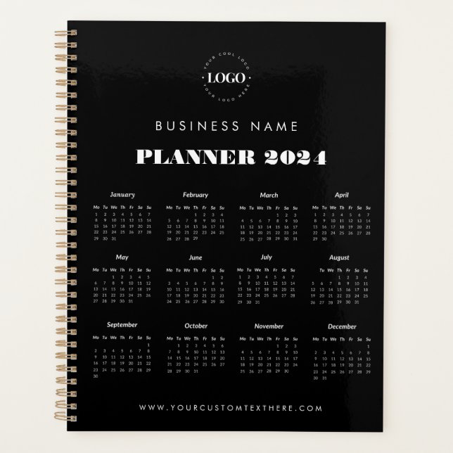 Firmenkundenspezifische Logos Firmenname Kalender  Planer (Vorderseite)
