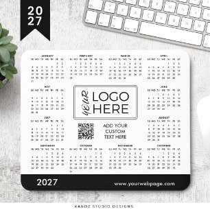 Firmenlogo 2027 Kalender Mauspad