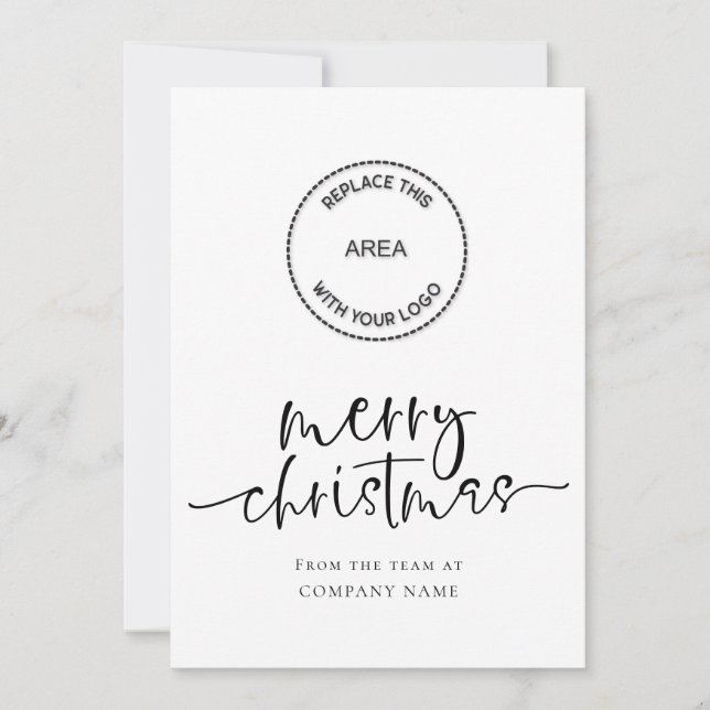 Firmenlogo 2027 Kalender QR-Code Frohe Weihnachten (Vorderseite)