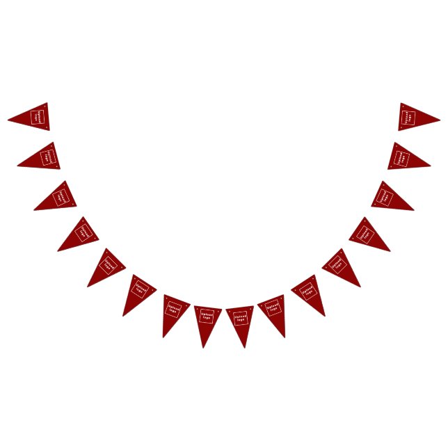 Firmenlogo auf Banner für das rote Dreieck (Alle)