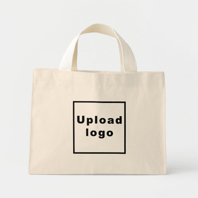 Firmenlogo auf der Kleinbildtasche Mini Stoffbeutel (Vorne)