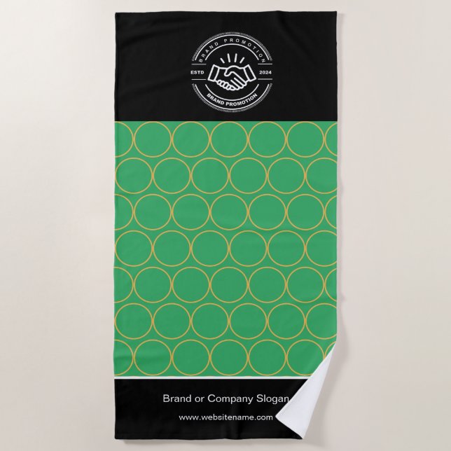 Firmenlogo | Badetuch Minimalistisch Strand Handtu (Vorderseite)