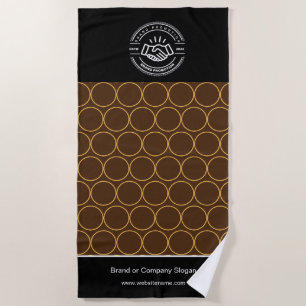 Firmenlogo Badetuch Minimalistisch Strand Handtu