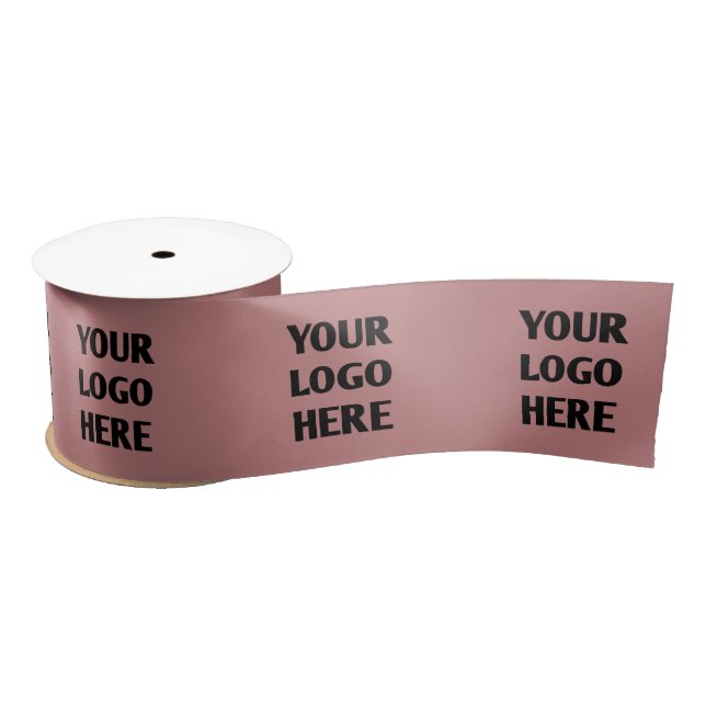 Firmenlogo bedrucktes Werbegeschenk Satinband (Spule)