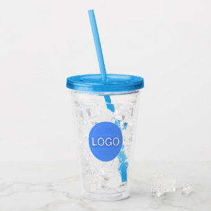Firmenlogo Benutzerdefiniert Branding Acryltrinkbecher