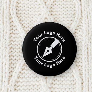 Firmenlogo Beruflich Modernes Schwarzes Notar Button