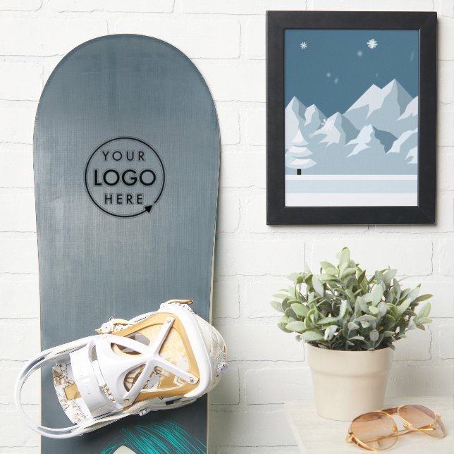 Firmenlogo | Beruflicher Verwaltungsrat Aufkleber (Snowboard)