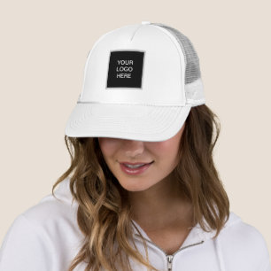 Firmenlogo Black Company Minimalistisch Truckerkappe