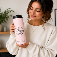 Firmenlogo | Blush Pink Modernes Minimalistisch