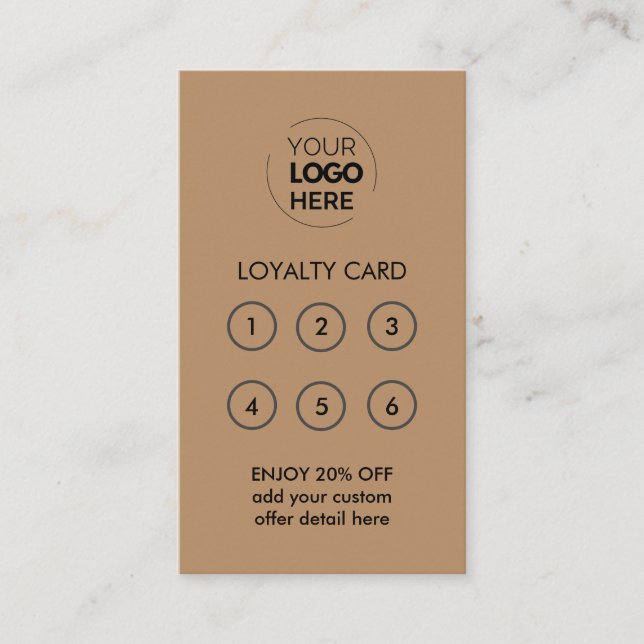 Firmenlogo | Brown Beruflich Company Treuekarte (Vorderseite)