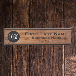 Firmenlogo Bürotürschild Rustikales Holz Türschild