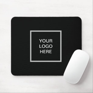 Firmenlogo Company Black Minimalistisch Classic Mousepad
