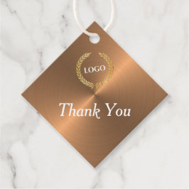 Firmenlogo Company Diamond Copper Hang Tags Geschenkanhänger