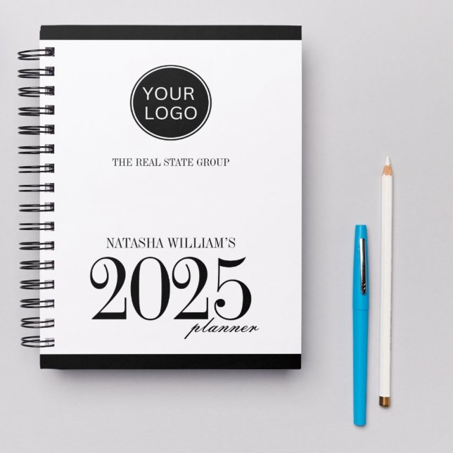 Firmenlogo Custom Black 2025 Planner Planer (Von Creator hochgeladen)