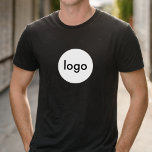 Firmenlogo Custom Employee Company T-Shirt<br><div class="desc">Firmenlogo Kundenspezifische Mitarbeiter Mitarbeiter T - Shirt. Einfache Vorlage des Firmenlogos für die eigene Marke.</div>