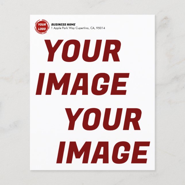 Firmenlogo CUSTOM Flyer (Vorne)