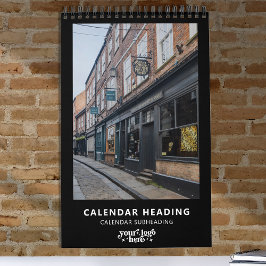 Firmenlogo Einfach moderne Minimalistische Werbung Kalender