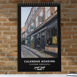 Firmenlogo Einfach moderne Minimalistische Werbung Kalender