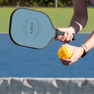 Firmenlogo Einfache Werbeaktion Blue Custom Pickleball Schläger