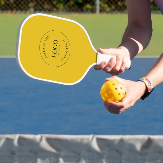Firmenlogo Einfache Werbeaktion Pickleball Schläger (InSitu)