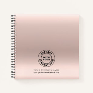 Firmenlogo Elegant Minimalistisch Notizbuch
