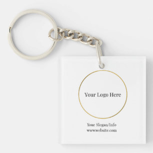 Firmenlogo Elegantes Geschäftsmodell Schlüsselanhänger