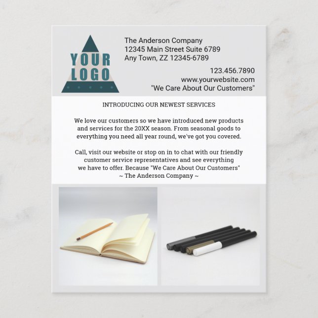 Firmenlogo Erstellen Sie Ihr eigenes Marketing 2 F Flyer (Vorne)