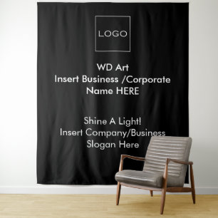Firmenlogo Event-Tapete Banner Wandteppich