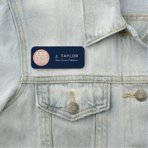 Firmenlogo Firmenmitarbeiter - Kundenspezifisch Namensschild