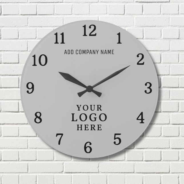 Firmenlogo Firmenname Firmenmarke Promo Große Wanduhr (Von Creator hochgeladen)