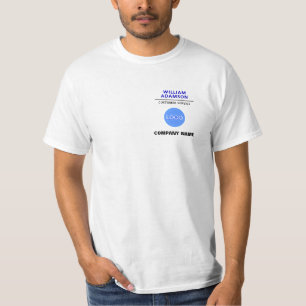 Firmenlogo & Firmenname   Mitarbeiter & Angestellt T-Shirt