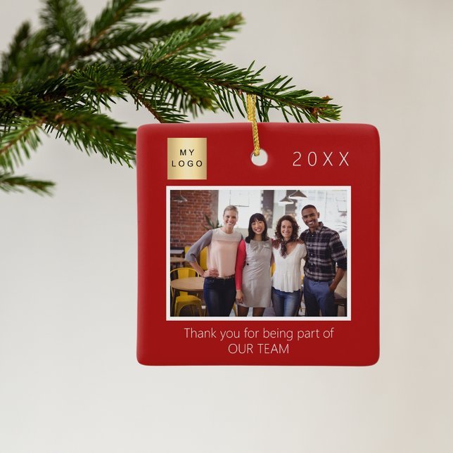 Firmenlogo Foto Danke Rot Keramikornament (Von Creator hochgeladen)