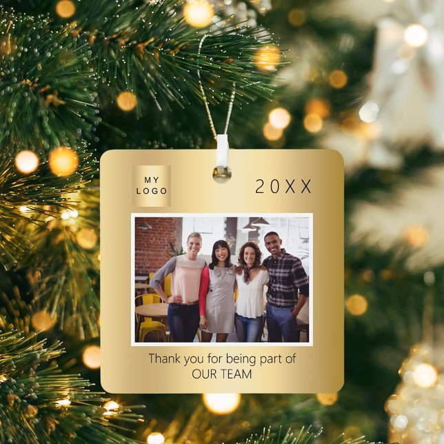 Firmenlogo Foto Dankeschön Weihnachten Ornament Aus Metall (Von Creator hochgeladen)