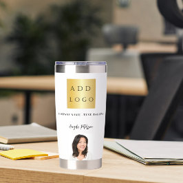 Firmenlogo Foto Farbe Thermobecher