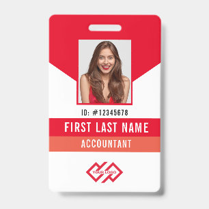 Firmenlogo Foto Name ID Ausweis