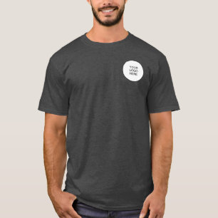 Firmenlogo für Back & Front Print Mens Heather Gra T-Shirt