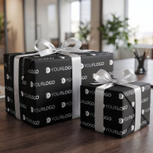Firmenlogo für kundenspezifische Geschenke schwarz