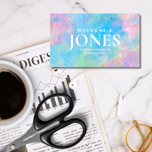 Firmenlogo für persönliche Namen Modernes Abstrakt Visitenkarte (Von Creator hochgeladen)