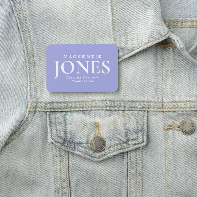 Firmenlogo für persönliche Namen Modernes Lila Namensschild (Beispiel)