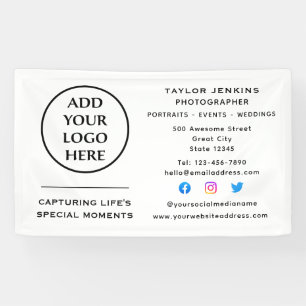 Firmenlogo für Unternehmen und Professionals auf S Banner