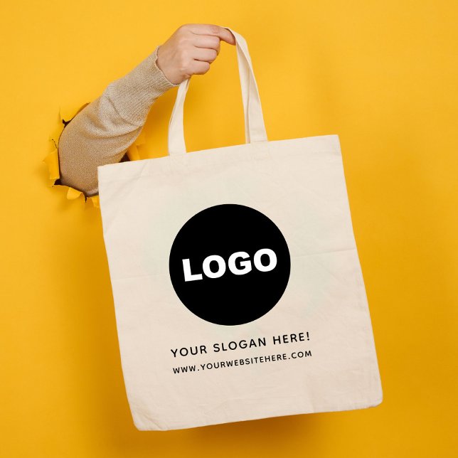 Firmenlogo für Werbeunternehmen Tragetasche (Business Promo Company Corporate Logo Tote Bag)