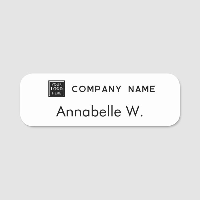 Firmenlogo Generic safety Button name tag (Vorderseite)