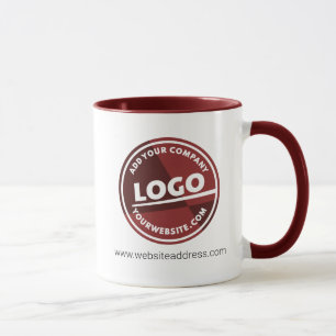 Firmenlogo Geschäft Mitarbeiter individuell Tasse