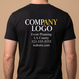Firmenlogo Geschäft T-Shirt