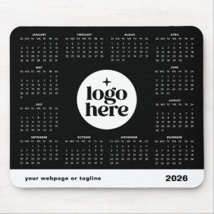 Firmenlogo Geschäftskalender 2026 Mousepad