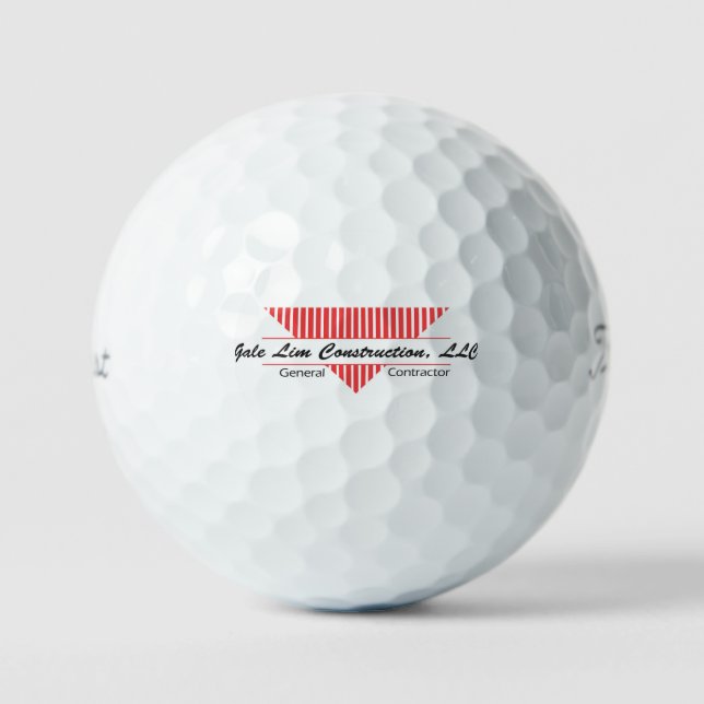 Firmenlogo Golfbälle, gestalten Sie Ihre eigenen Golfball (Vorderseite)